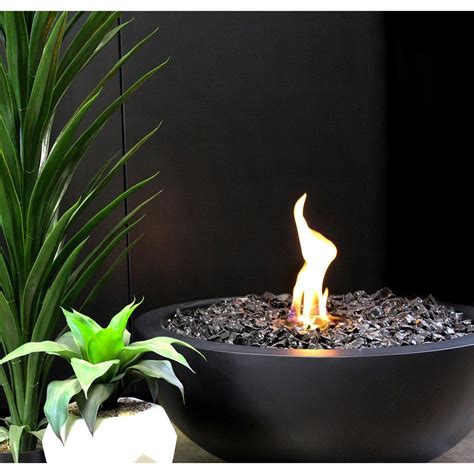 Ecosmart Fire Mix 850 Graphite Concrete Bio Ethanol Outdoor Fire Bowl ...