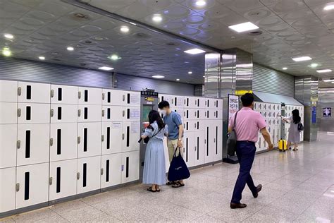 Creatrip: How To Use The Luggage Storage Lockers In Busan Subway Stations - Busan/Korea (Travel ...