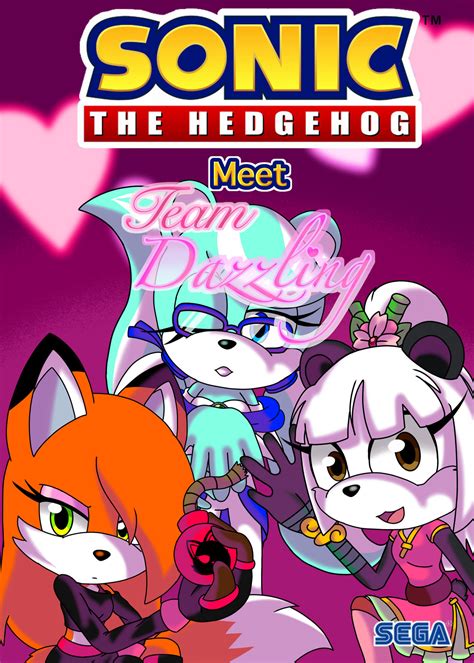 Sonic the hedgehog meet Team dazzling comic cover by mocha-guifarro on ...