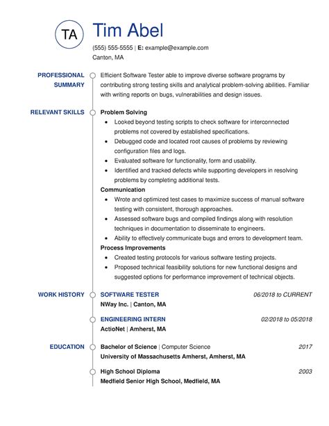 Resume Model For Job | Good resume examples, Resume examples, Job resume examples