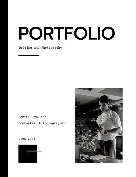 Creative Portfolio Cover Page Ideas