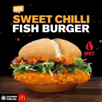 McDonald's Sweet Chilli Fish Burger