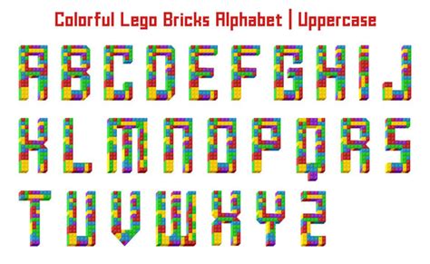 Lego Letters Alphabet