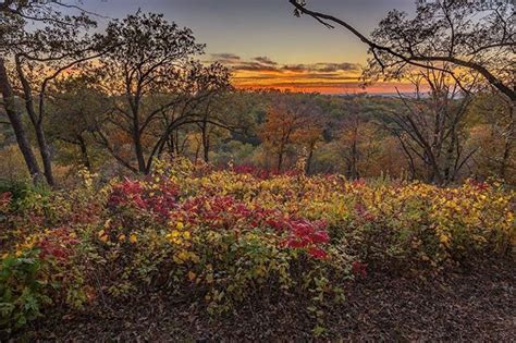 Captivating Fall Landscape in the Loess Hills