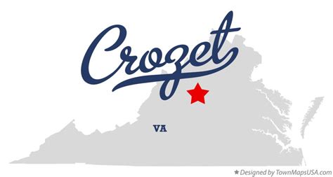 Map of Crozet, VA, Virginia