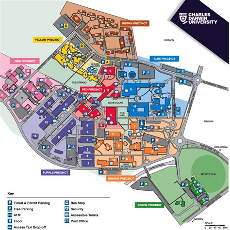 Campus signage explained | Charles Darwin University