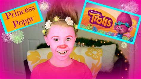 Trolls Princess Poppy Makeup Tutorial - YouTube