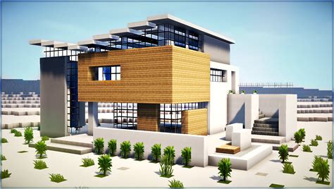 55+ Famous Inspiration Modern Beach House Blueprints Minecraft