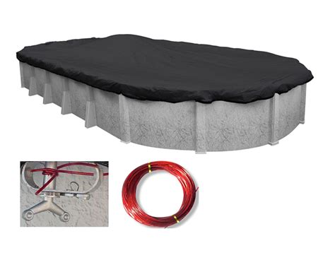 15'x30' Oval Micro Mesh Above Ground Swimming Pool Winter Cover w/Cover Clips - Walmart.com ...