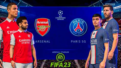 FIFA 23 | PSG vs Tottenham Ft Ronaldo, Messi ,Salah,Pedri Champions League Full Match! - YouTube