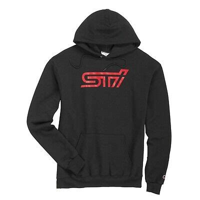 Subaru STI Logo ECO Hoodie Black Pullover Forester Impreza WRX SWEATSHIRT Racing | eBay