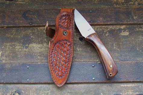 Custom Drop Point Skinning Knife Fixed Blade Hunting Knife