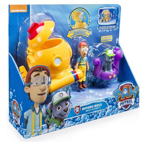 Image - PAW Patrol Cap'n Turbot Captain Turbot Toy Diving Bell Bath Playset Figure 5.jpg | PAW ...