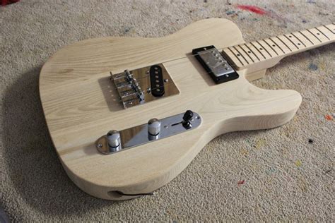 Guitar Kit Builder: Black Ash Telecaster: Mock Build & Test Fit