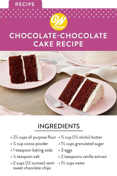 Double Chocolate Cake Recipe - How to Make Chocolate Cake | Recipe ...