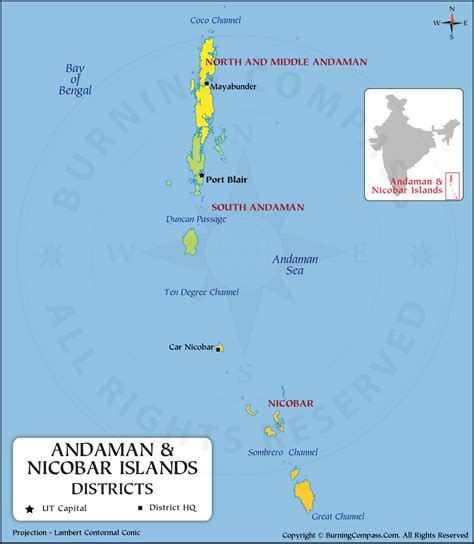 Andaman And Nicobar Islands Map Map Of Andaman And Nicobar, 54% OFF