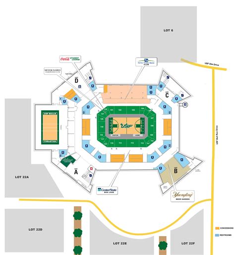 Amalie Arena Map