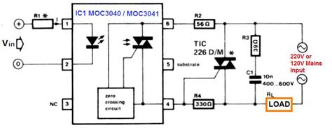 Solid State Relay Schematic Diagram - Wiring View and Schematics Diagram