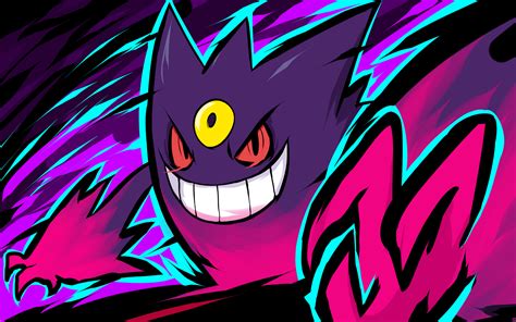 Mega Gengar Wallpapers - Top Free Mega Gengar Backgrounds - WallpaperAccess