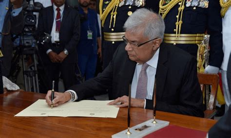 Sri Lanka swears in new president amid worst economic crisis in decades ...