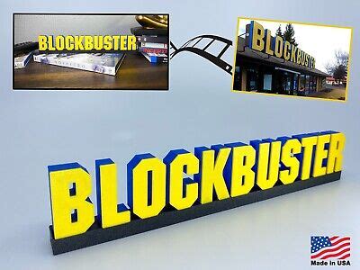 Blockbuster Video Logo Sign | eBay