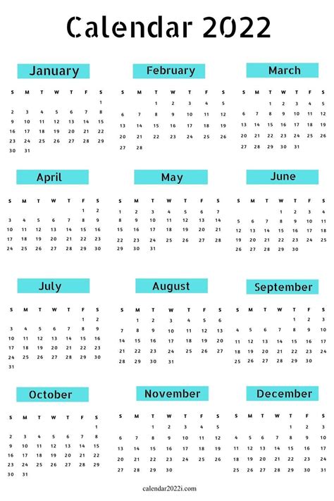 2022 calendar us transparent clipart – Artofit