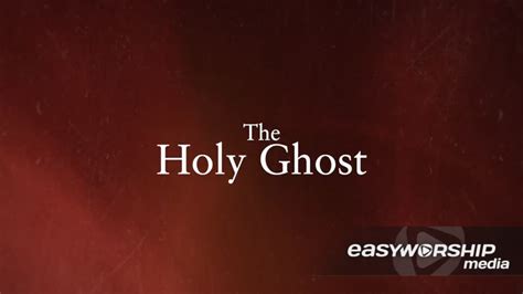 The Holy Ghost: Mini Movie by Church Visuals - EasyWorship Media