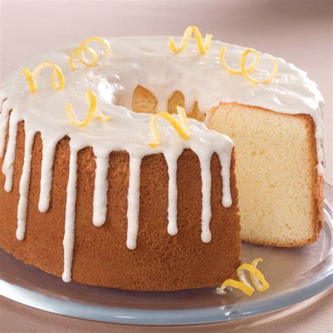 Glazed Lemon Chiffon Cake - Wilton