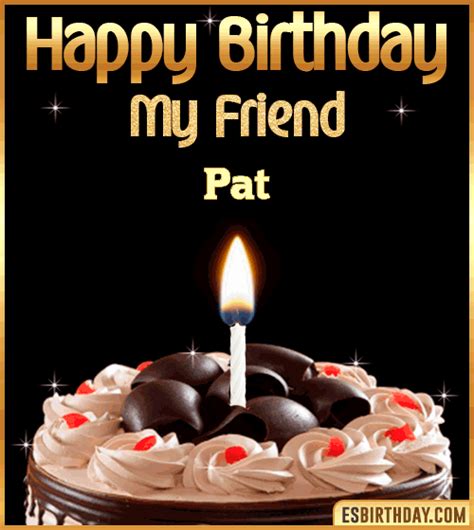 Happy Birthday Pat GIF 🎂 Images Animated Wishes【28 GiFs】