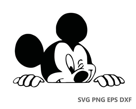 Mickey Mouse Svg Cut