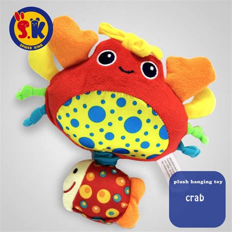 Baby Crib Hanging Musical Toy Soft Plush crab Bed Hanging Colorful Baby Toys 0 12 Months-in ...