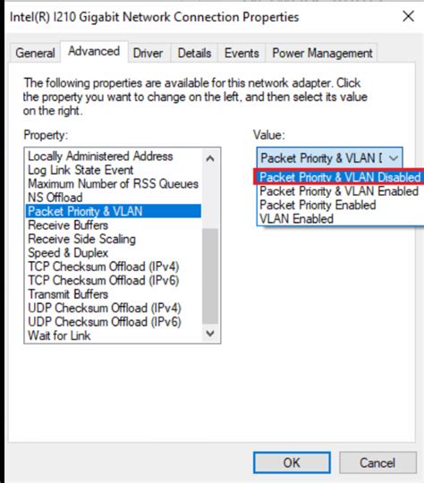 Solved: How to configure Vlan tagging for I210-IT&I219-LM? - Intel ...