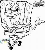 Spongebob Squarepants Coloring 92338 High Definition  Coloring Home sketch template