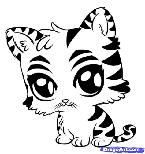 Get This Baby Tiger Coloring Pages for Kids 83681