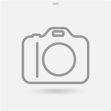 Camera sign and symbol. Photo icon or image icon. Vector. 3543345 ...