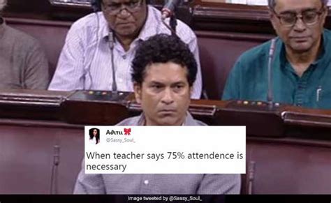 Sachin Tendulkar Attends Rajya Sabha, Instantly Becomes Meme On Twitter