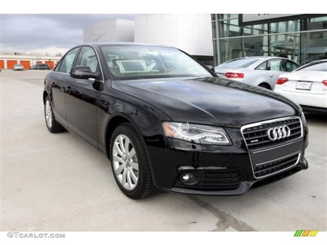 2010 Brilliant Black Audi A4 2.0T quattro Sedan #26399215 Photo #4 | GTCarLot.com - Car Color ...