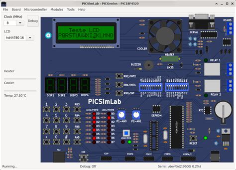 PICSimLab Examples List