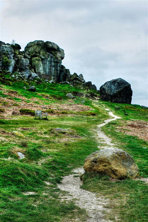 Cow and Calf Rocks on Ilkley Moor. by GaryTaffinder on DeviantArt