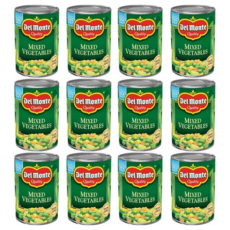 DEL MONTE Sweet Peas Canned Vegetables, 12 Pack, 15 Oz Can ...