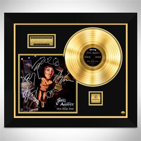 Jane's Addiction - The Great Escape Artist Gold LP Limited Signature ...