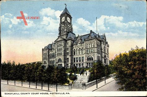 Pottsville Pennsylvania USA, Schuylkill County Court House | large