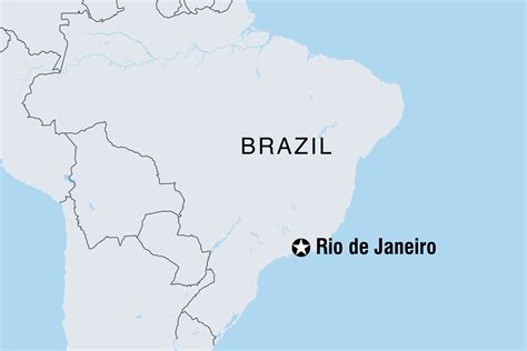 Rio De Janeiro Map - Map Of The United States