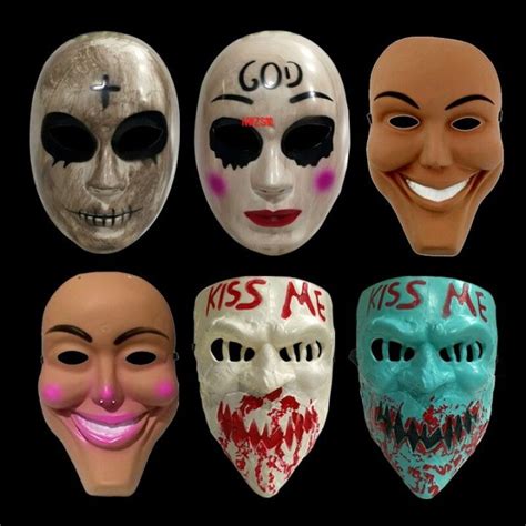 Hot New The Purge Mask God Cross Scary Halloween Masks Cosplay Party ...