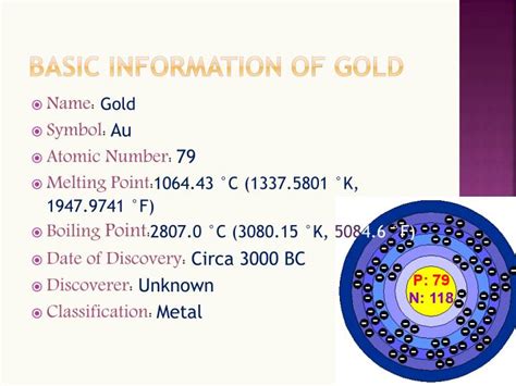 PPT - GOLD Element PowerPoint Presentation - ID:6496303