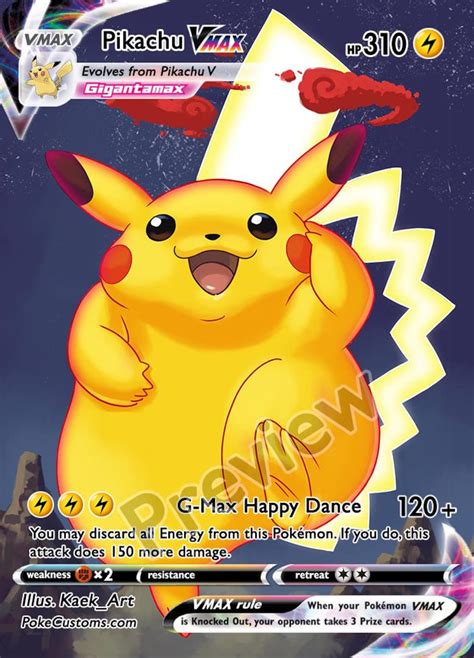 Pikachu Pikachu Pokemon Card - IMAGESEE