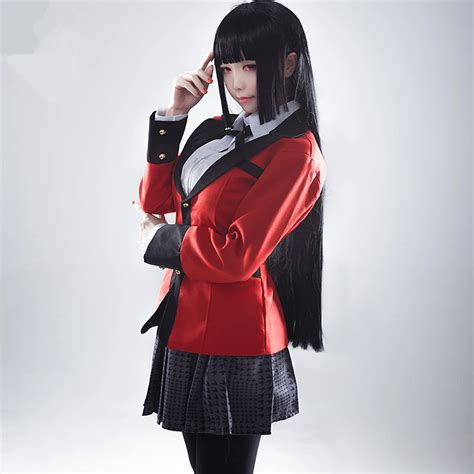 Anime Kakegurui Yumeko Jabami Cosplay Costumes Japanese School Girls ...