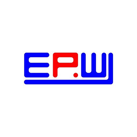 epw letra logo creativo diseño con vector gráfico, epw sencillo y ...