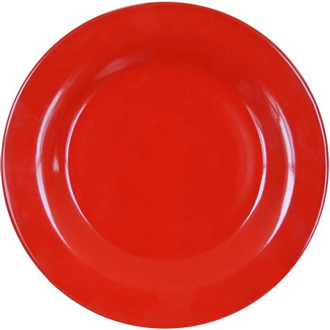 Mainstays Bright Red 4-Pack Stoneware Dinner Plates - Walmart.com ...