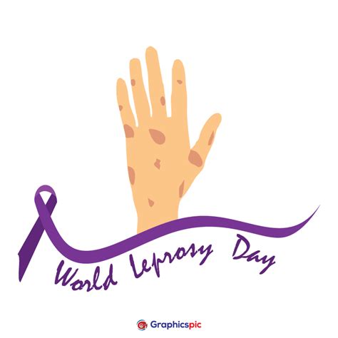 Vector illustration on the theme of World Leprosy Day poster design ...